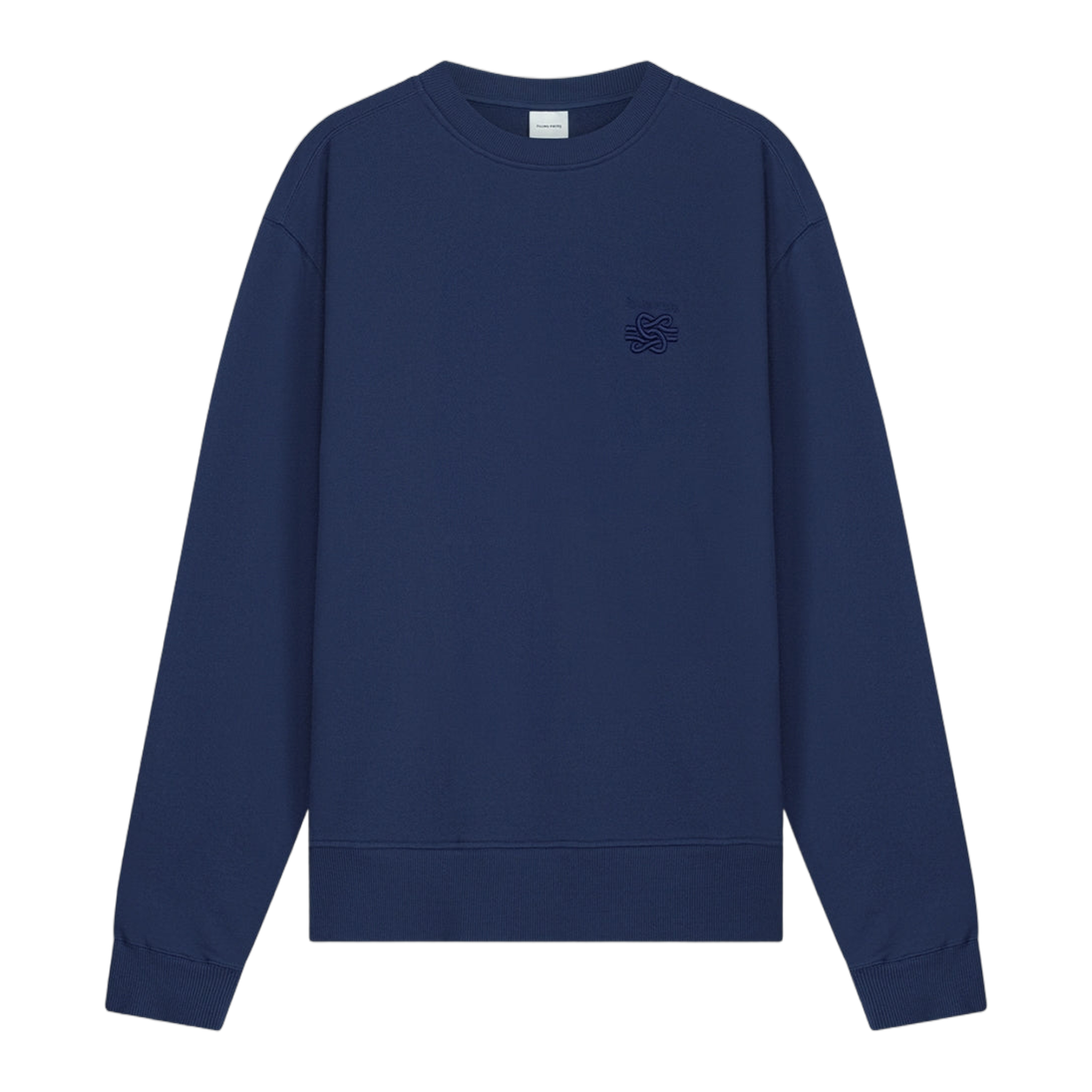 Sweatshirt Embroidered Knot Navy