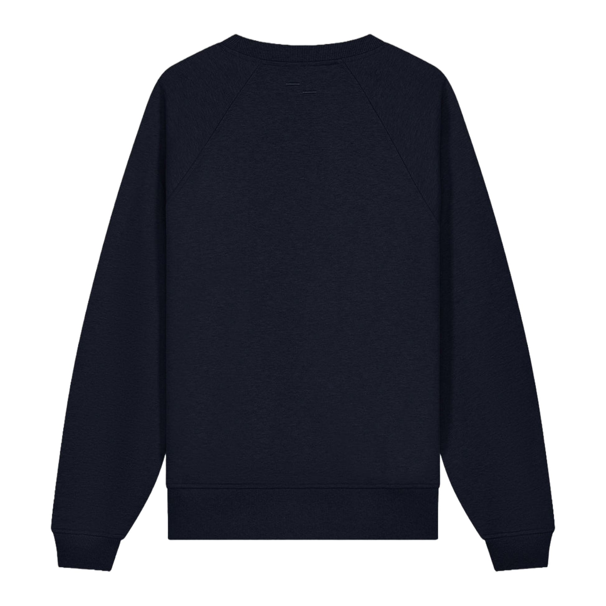Sweatshirt Embroidered Knot Melange Navy