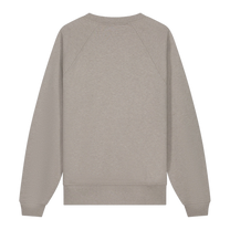 Sweatshirt Embroidered Knot Melange Pure