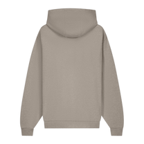 Half Zip Hoodie Melange Pure