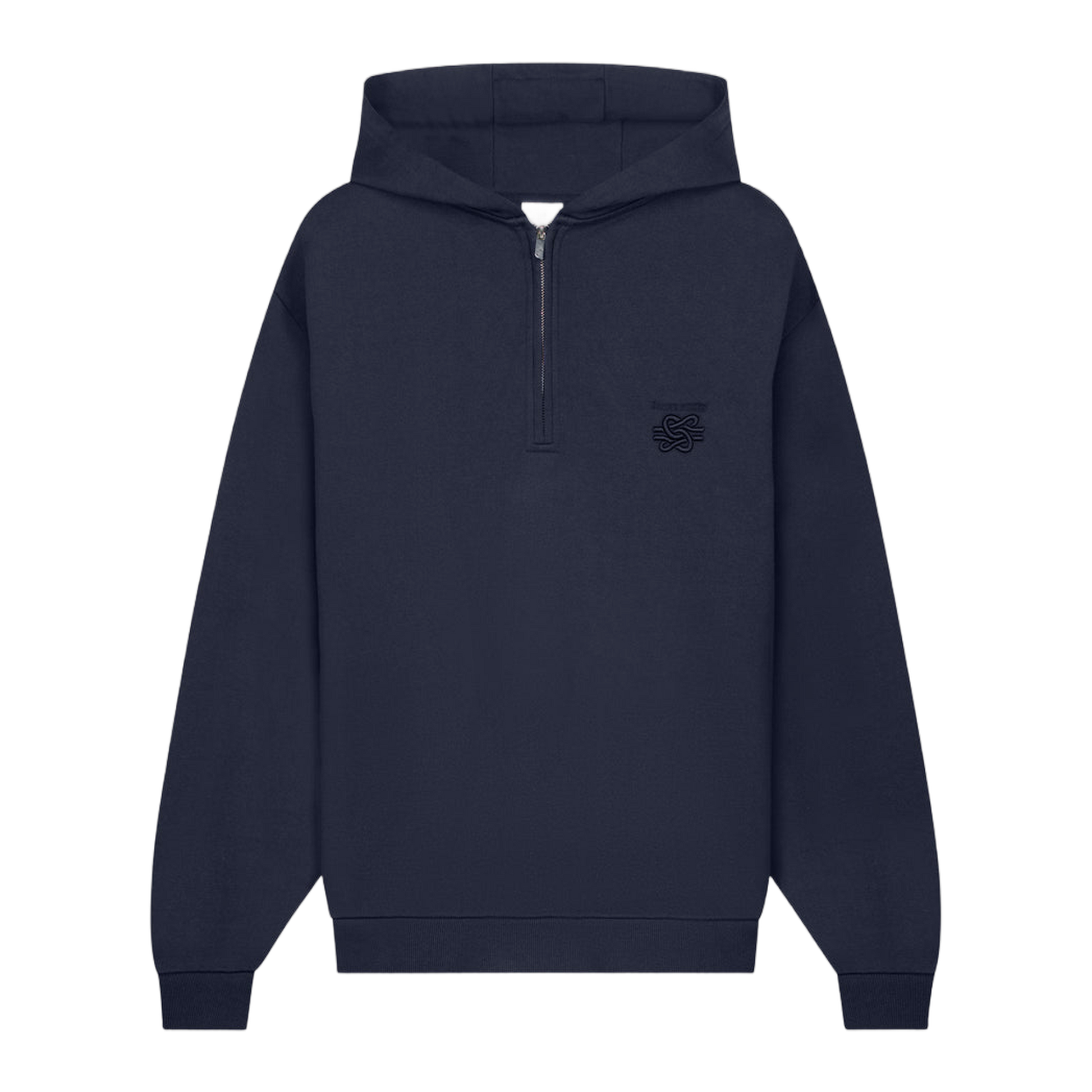 Half Zip Hoodie Navy
