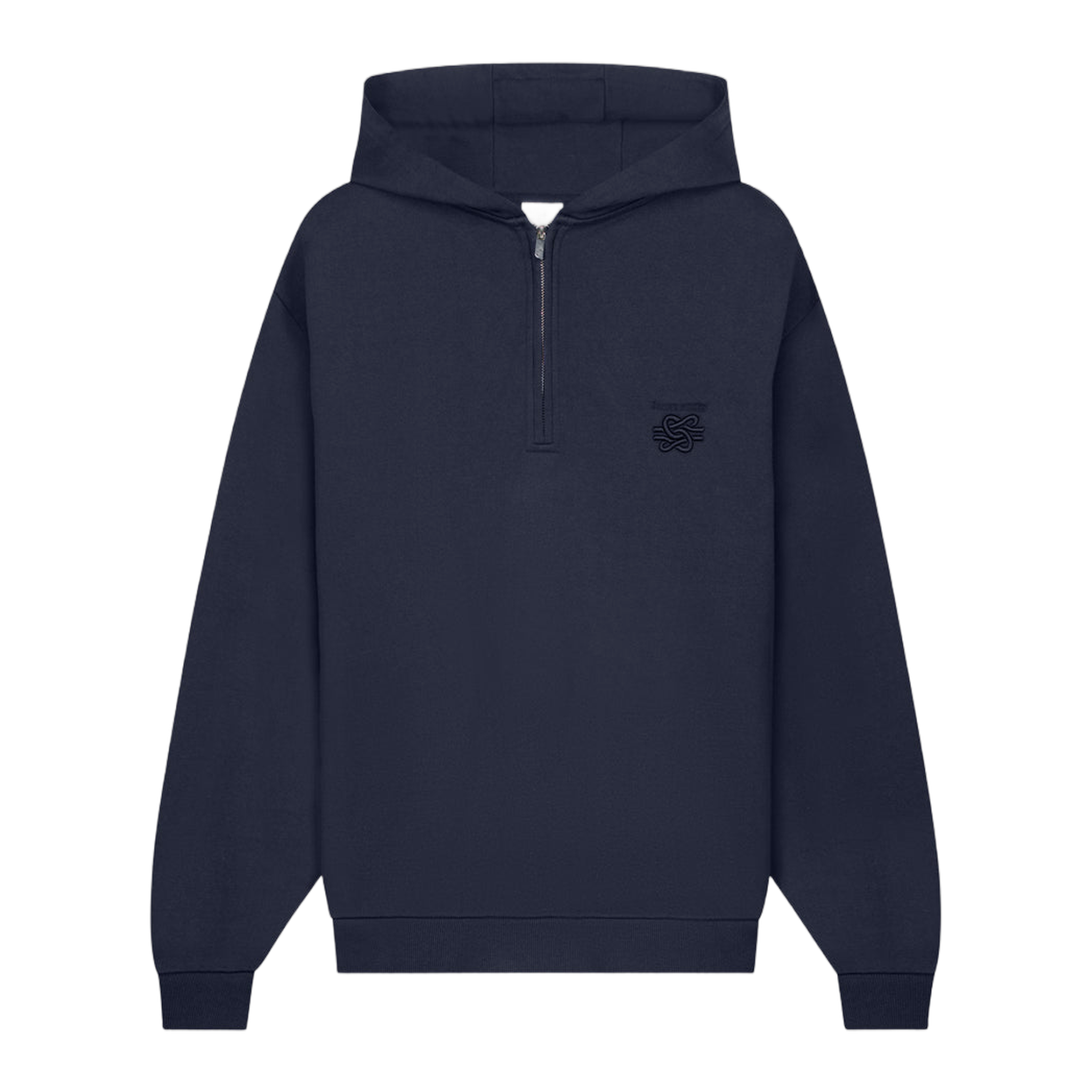 Half Zip Hoodie Navy