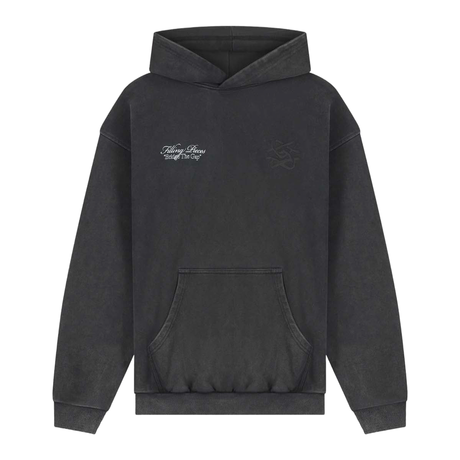 Hoodie Boxy Bridge the Gap Vintage Black