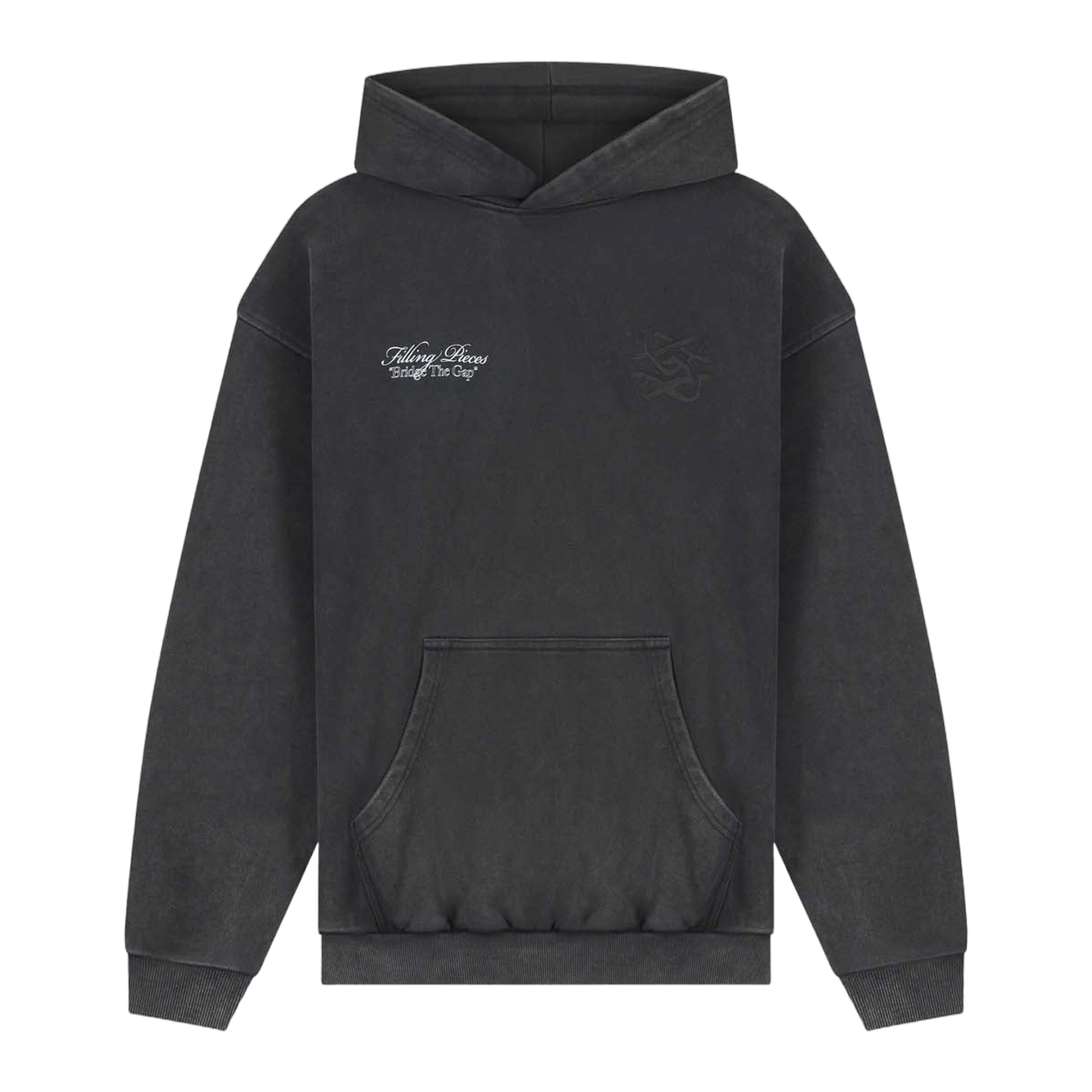 Hoodie Boxy Bridge the Gap Vintage Black