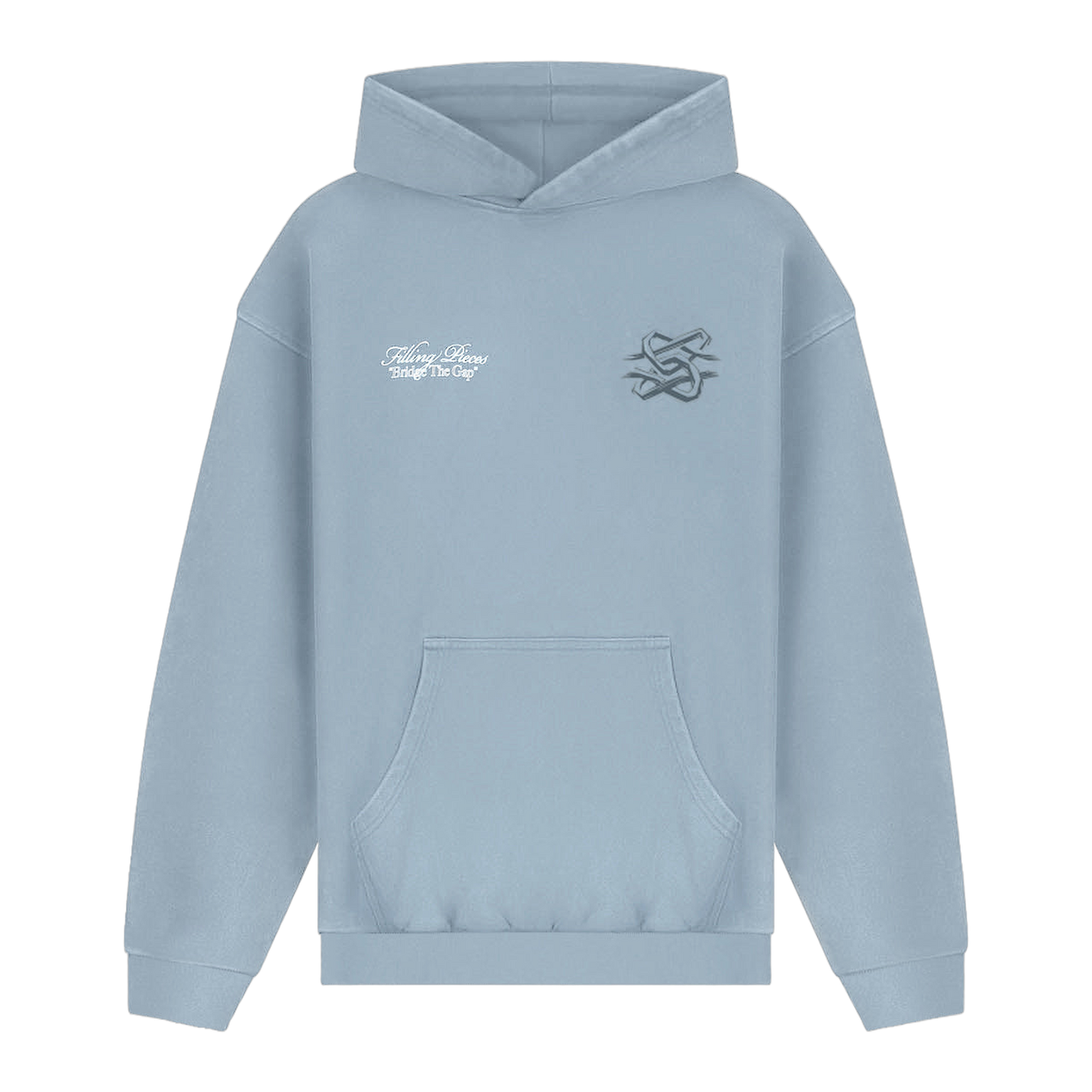 Hoodie Boxy Bridge the Gap Celestial Blue