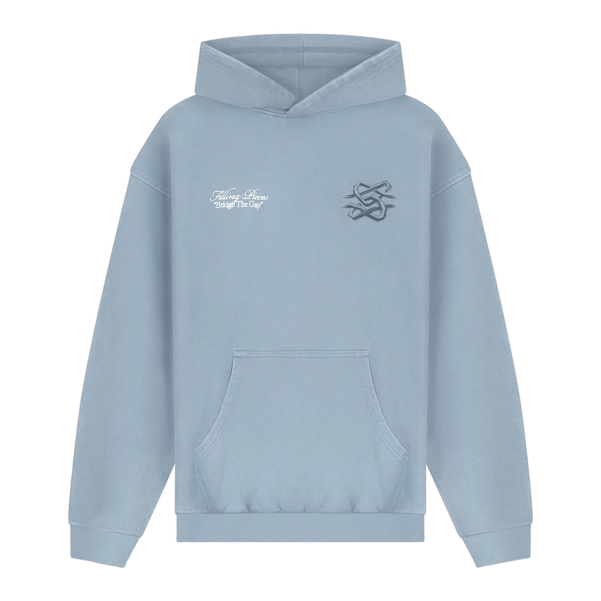 Hoodie Boxy Bridge the Gap Celestial Blue