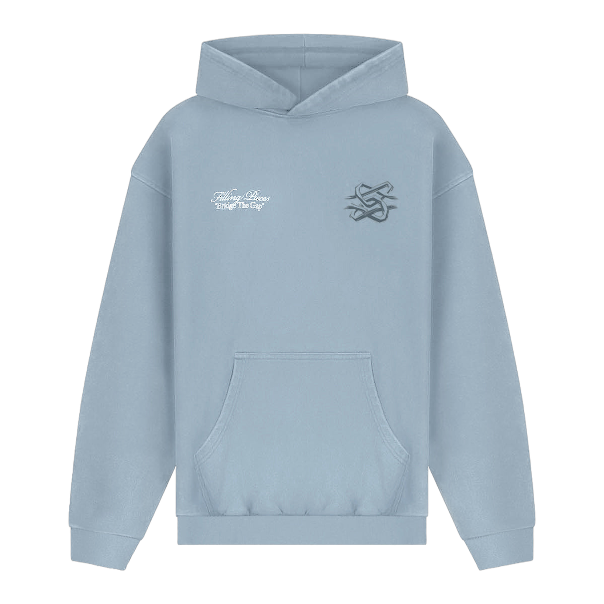 Hoodie Boxy Bridge the Gap Celestial Blue