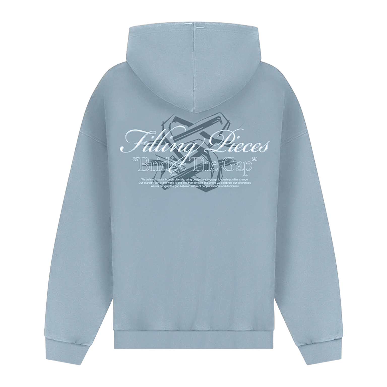 Hoodie Boxy Bridge the Gap Celestial Blue