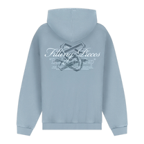 Hoodie Boxy Bridge the Gap Celestial Blue