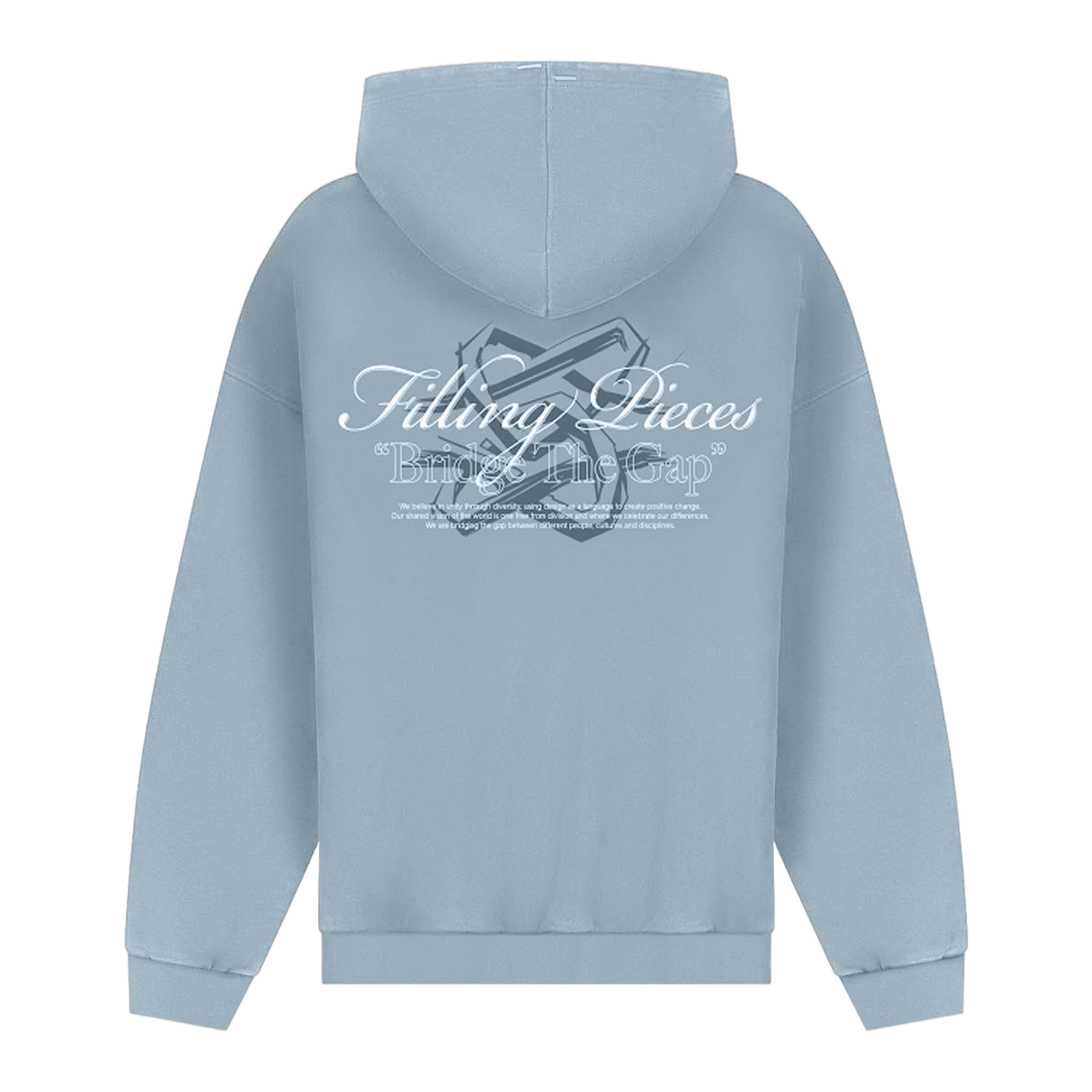 Hoodie Boxy Bridge the Gap Celestial Blue