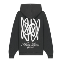 Hoodie Boxy Film Strip Vintage Black