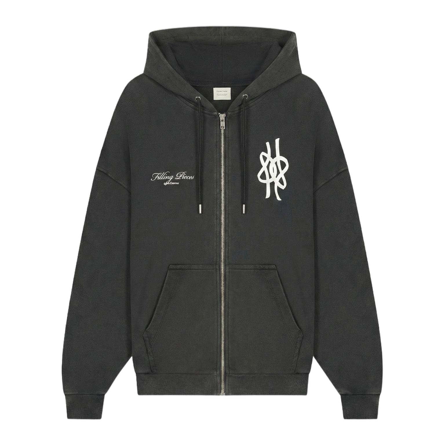 Zip Hoodie Film Strip Vintage Black
