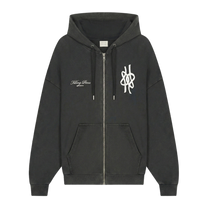 Zip Hoodie Film Strip Vintage Black