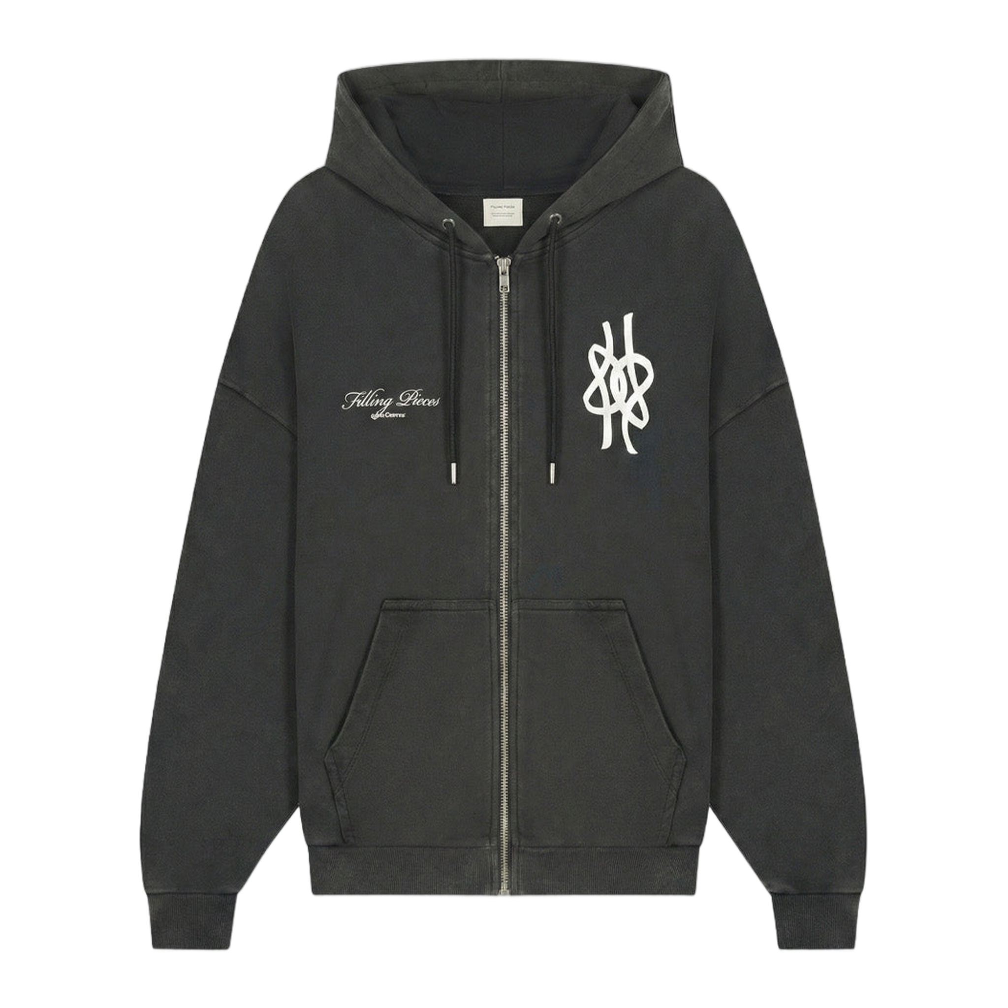 Zip Hoodie Film Strip Vintage Black