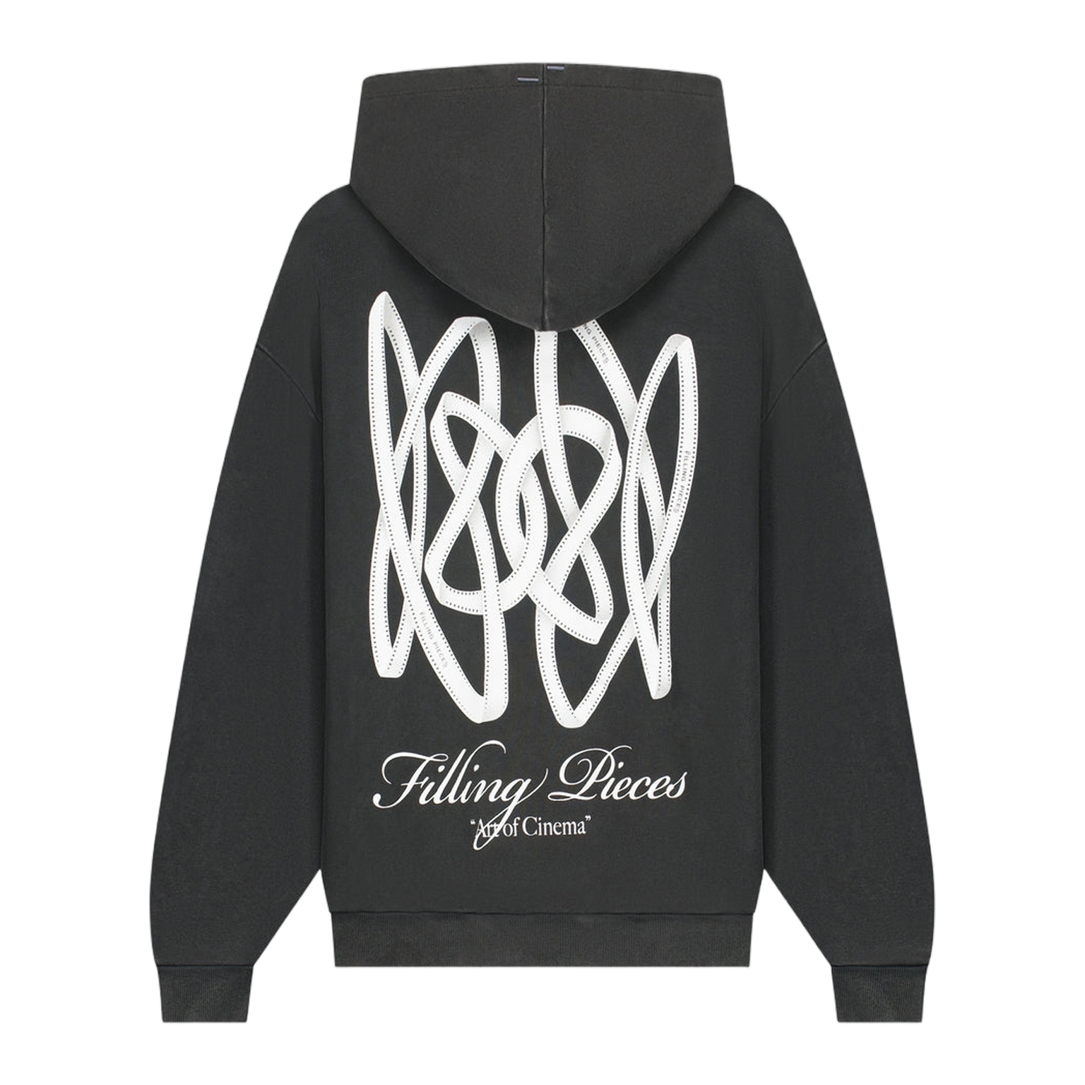 Zip Hoodie Film Strip Vintage Black
