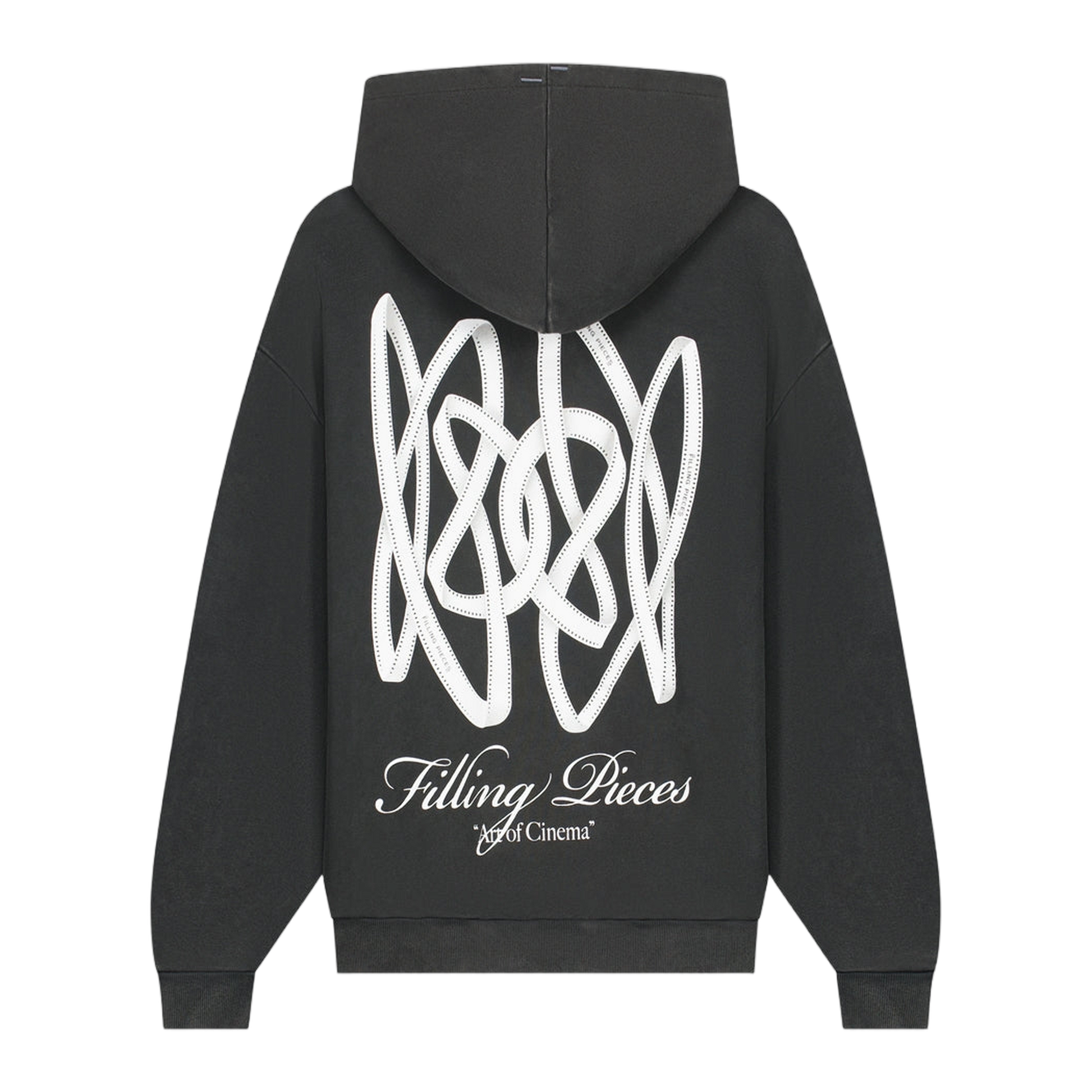 Zip Hoodie Film Strip Vintage Black