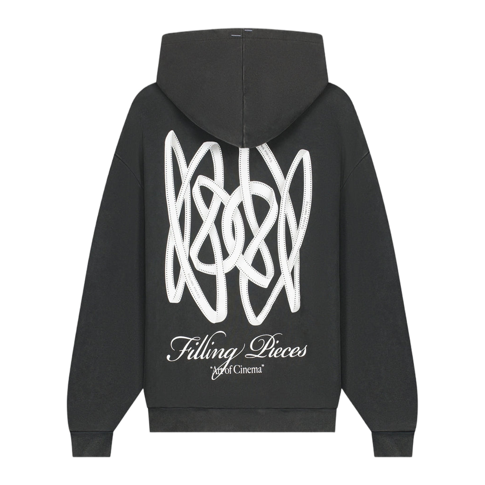 Zip Hoodie Film Strip Vintage Black