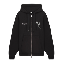 Zip Hoodie Chrome Trophy Black