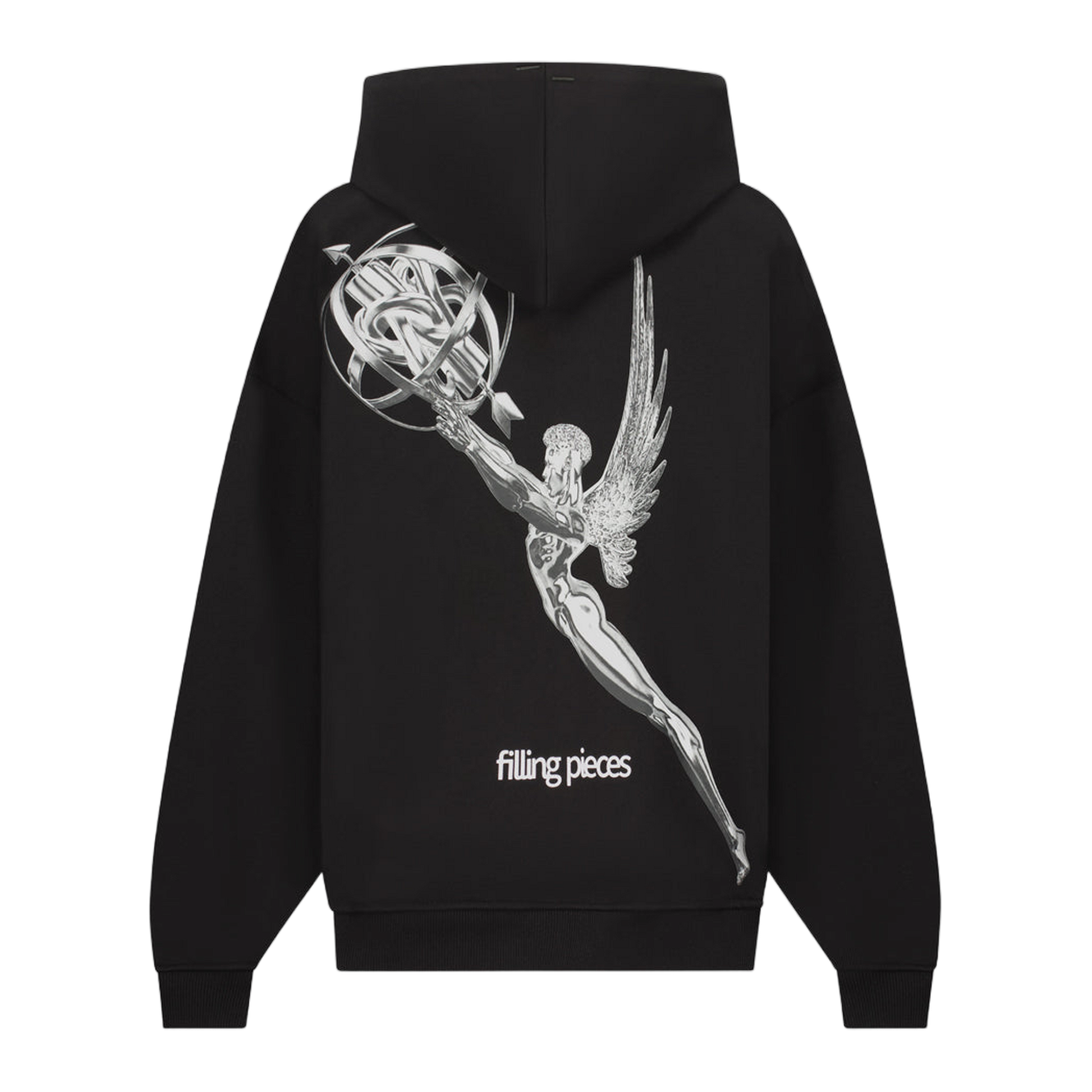 Zip Hoodie Chrome Trophy Black