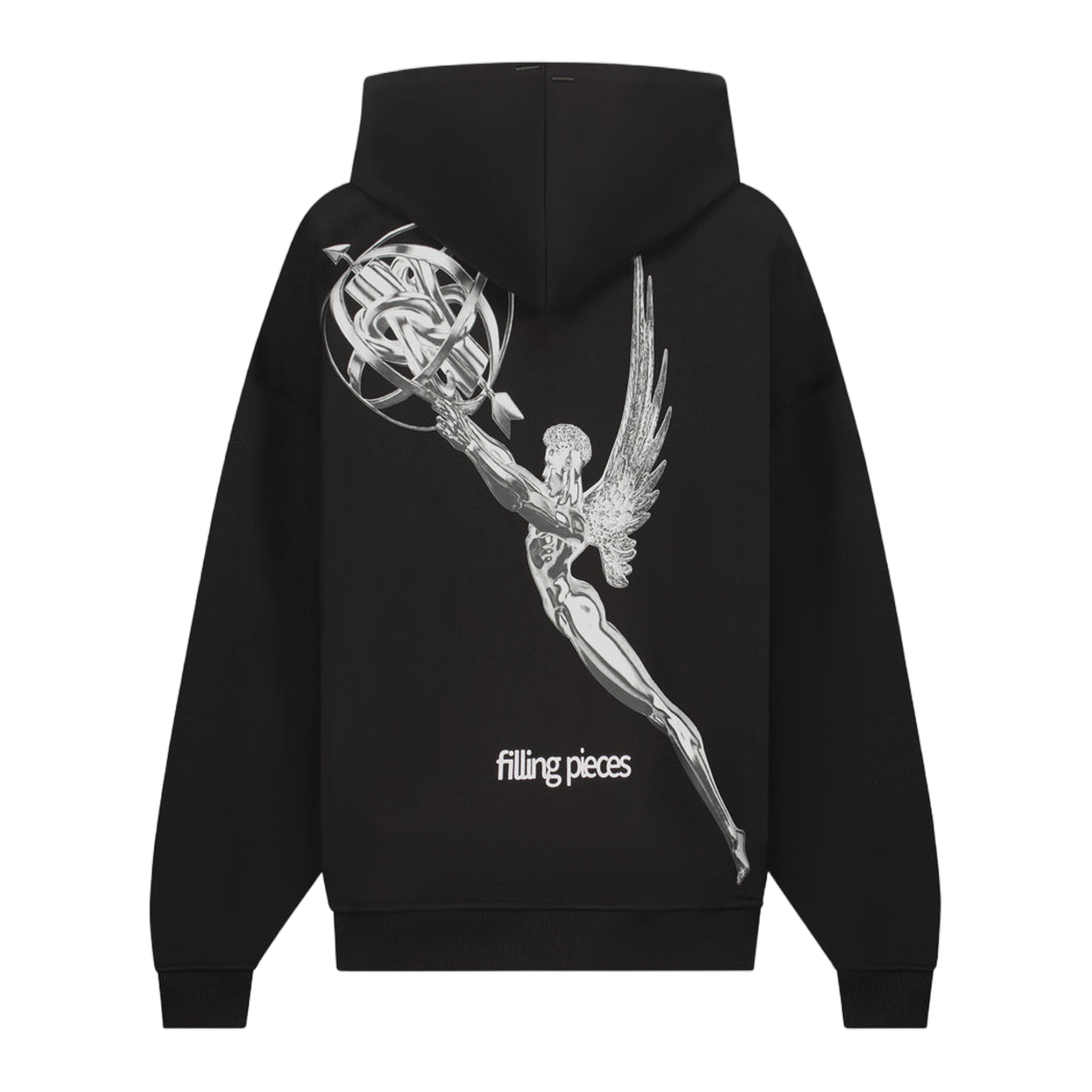 Zip Hoodie Chrome Trophy Black