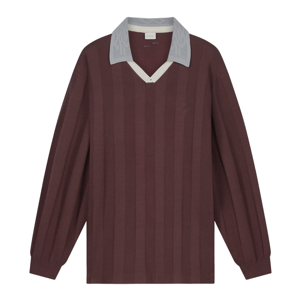 Knit Football Jersey Bitter Chocolate