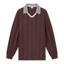 Knit Football Jersey Bitter Chocolate