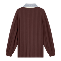 Knit Football Jersey Bitter Chocolate