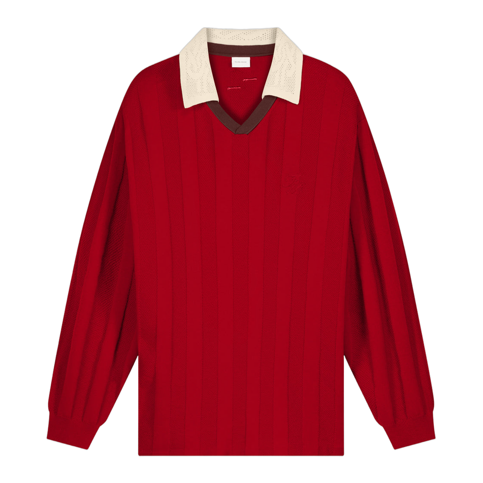 Knit Football Jersey Scarlet Red