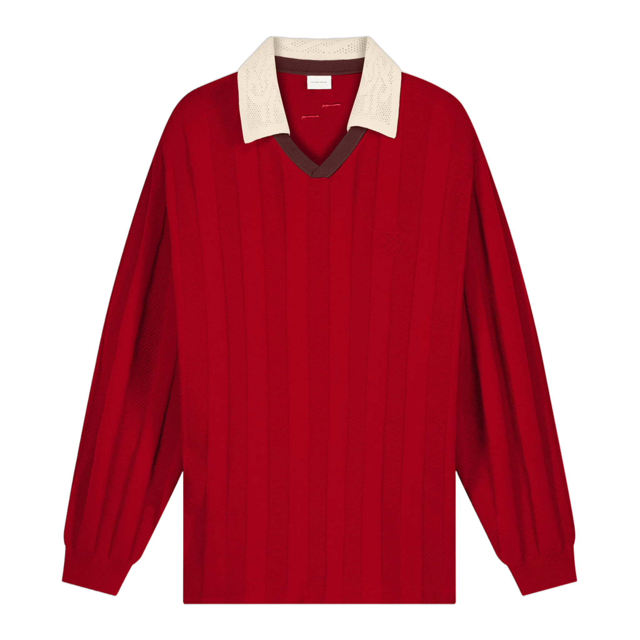 Knit Football Jersey Scarlet Red