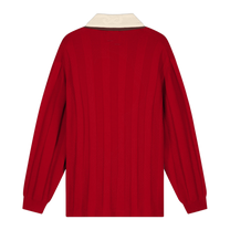 Knit Football Jersey Scarlet Red