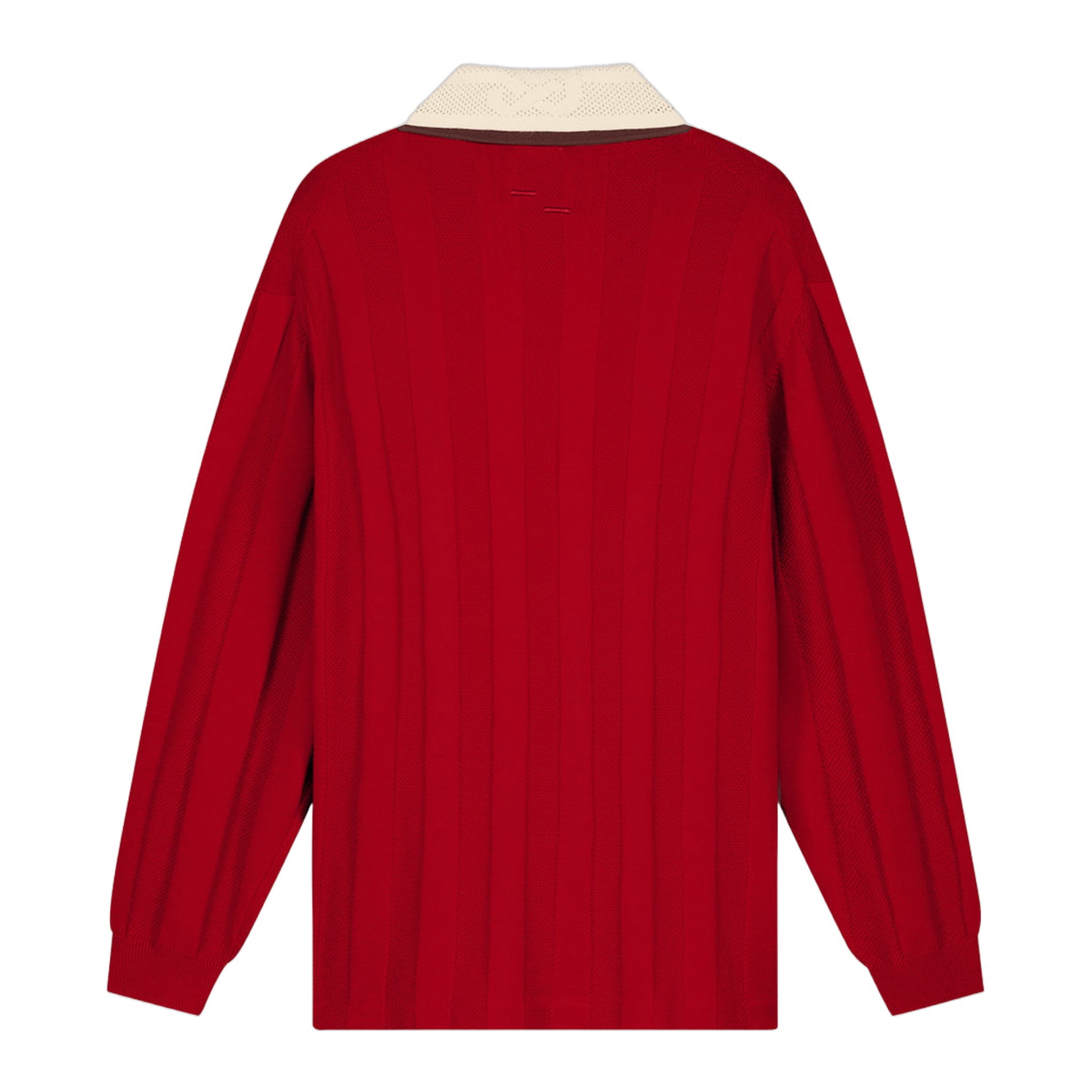 Knit Football Jersey Scarlet Red