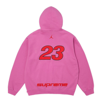 Supreme x Jordan Zip Up Hooded Sweatshirt 'Pink' · kolab