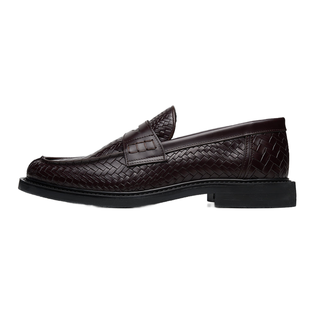 Loafer Woven Twist Chocolate