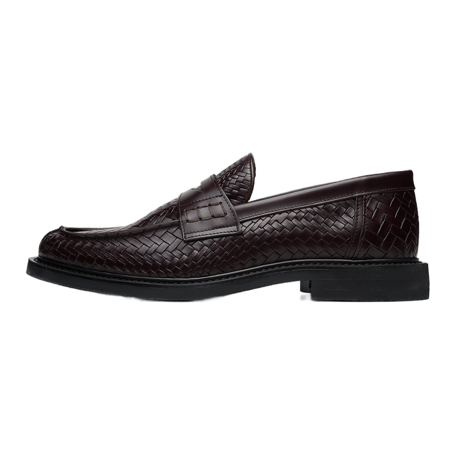Loafer Woven Twist Chocolate
