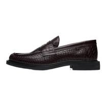 Loafer Woven Twist Chocolate