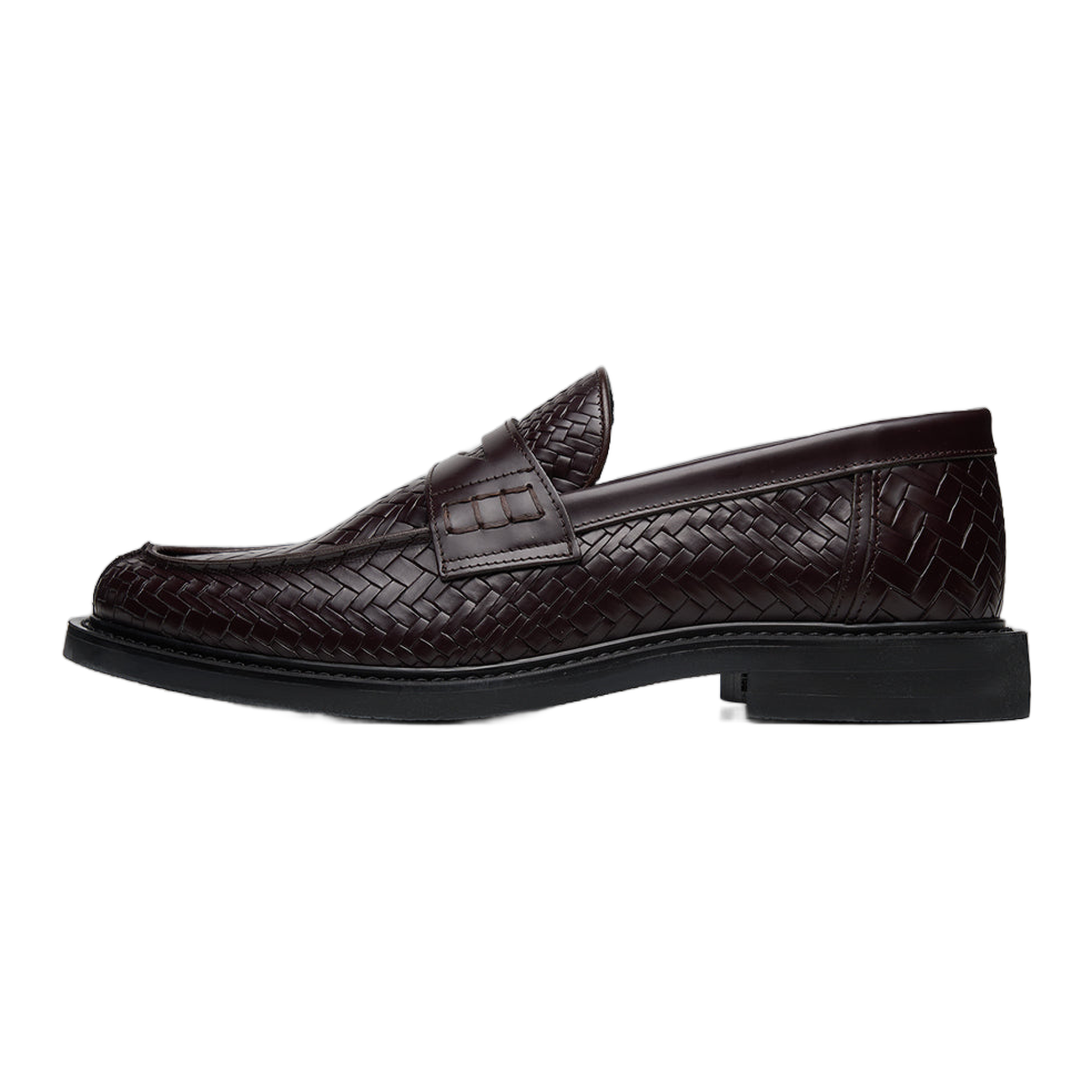 Loafer Woven Twist Chocolate