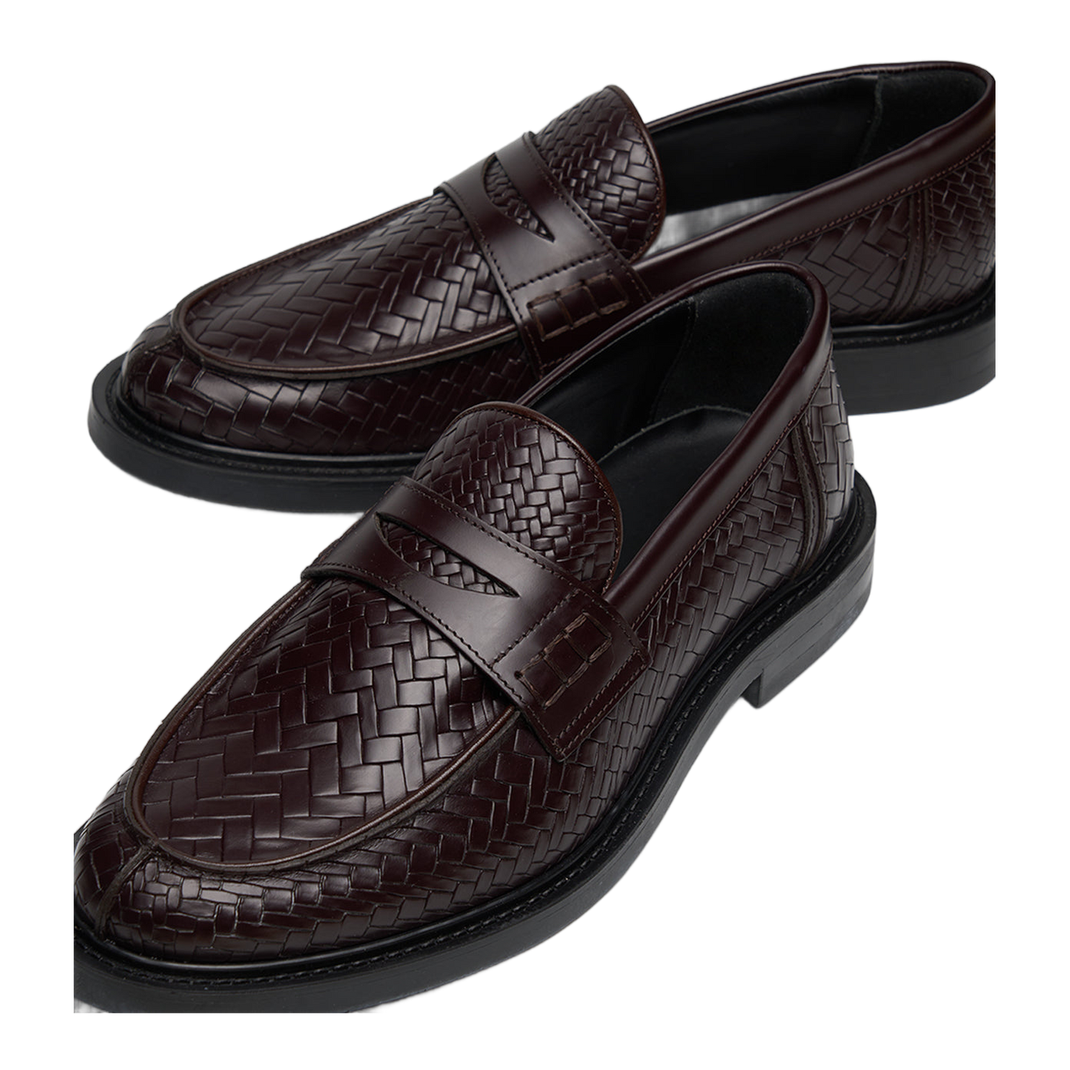Loafer Woven Twist Chocolate