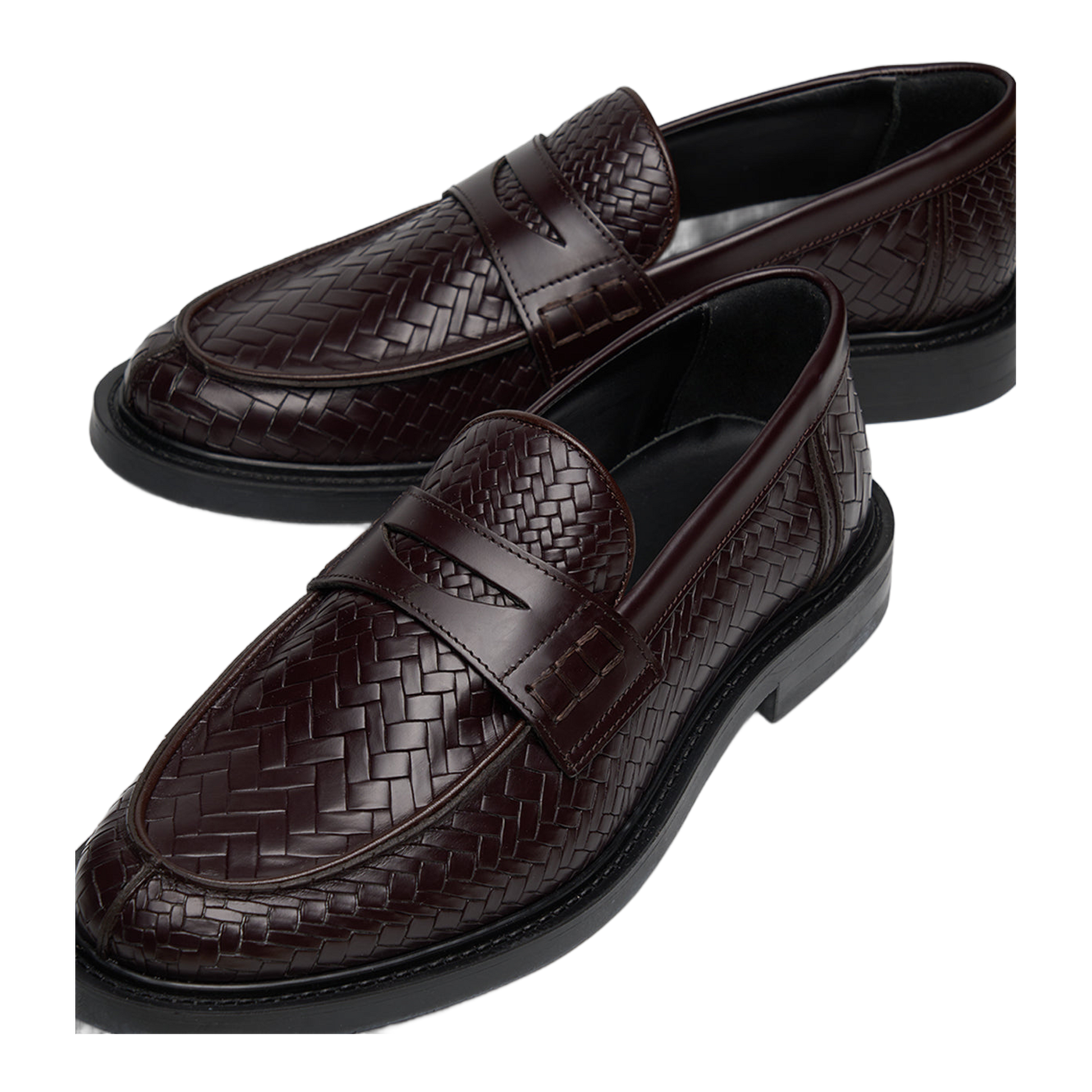 Loafer Woven Twist Chocolate