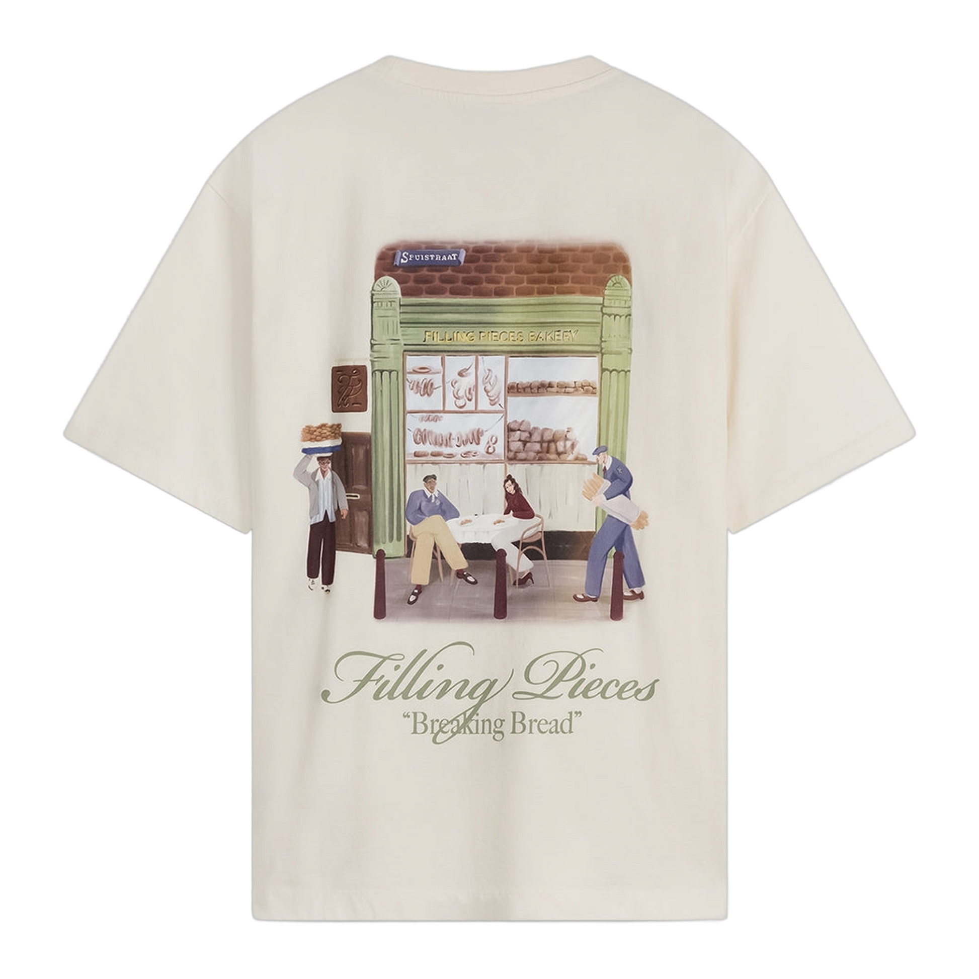 T-shirt Bakery Antique White
