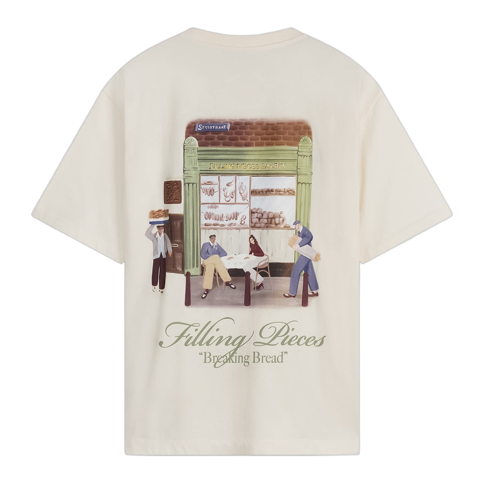 T-shirt Bakery Antique White