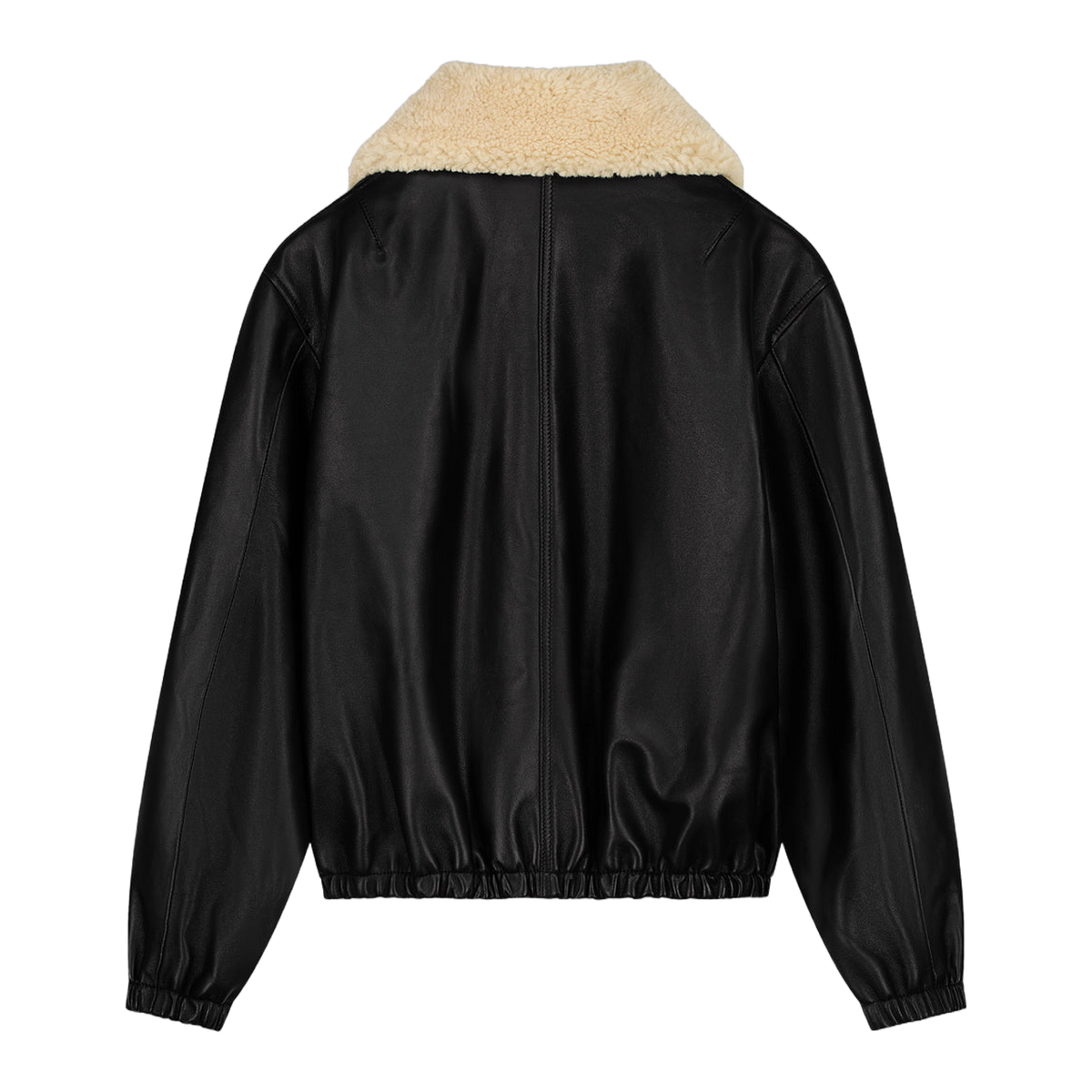 Biker Jacket Shearling Black