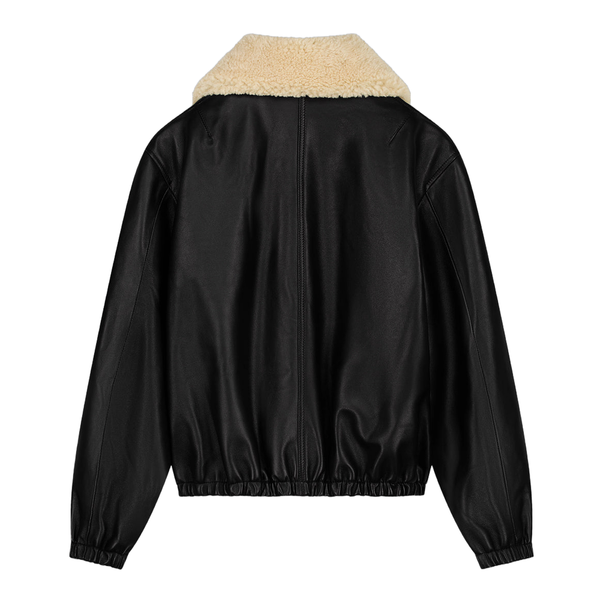 Biker Jacket Shearling Black