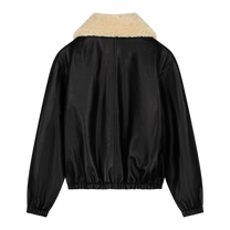 Biker Jacket Shearling Black