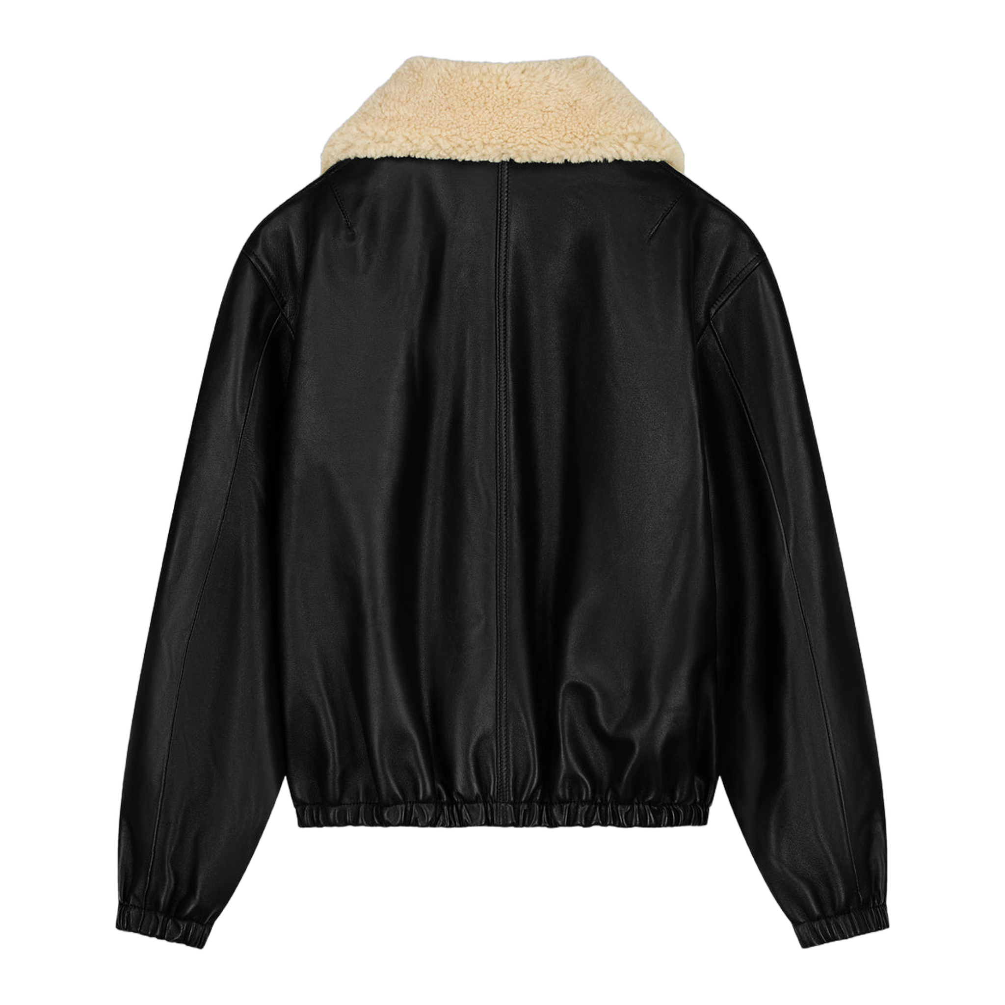 Biker Jacket Shearling Black