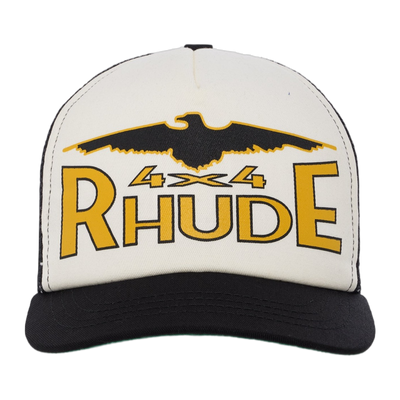 4X4 SPIRIT TRUCKER HAT BLACK / WHITE / YELLOW