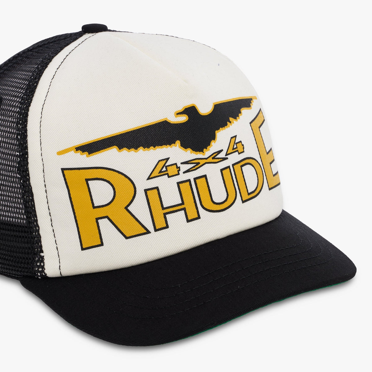 4X4 SPIRIT TRUCKER HAT BLACK / WHITE / YELLOW