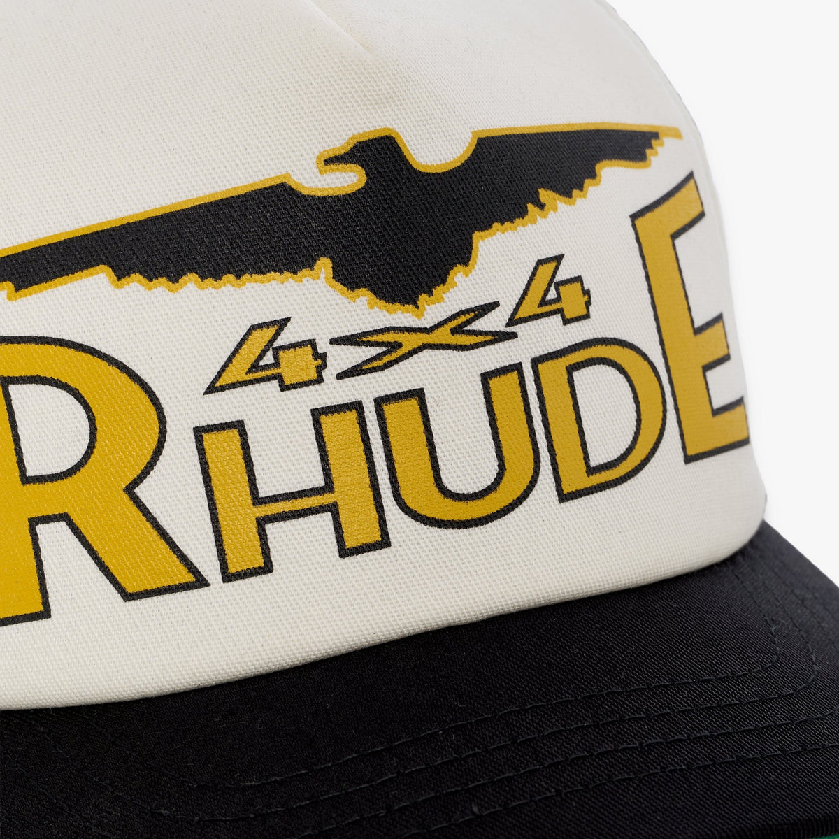 4X4 SPIRIT TRUCKER HAT BLACK / WHITE / YELLOW