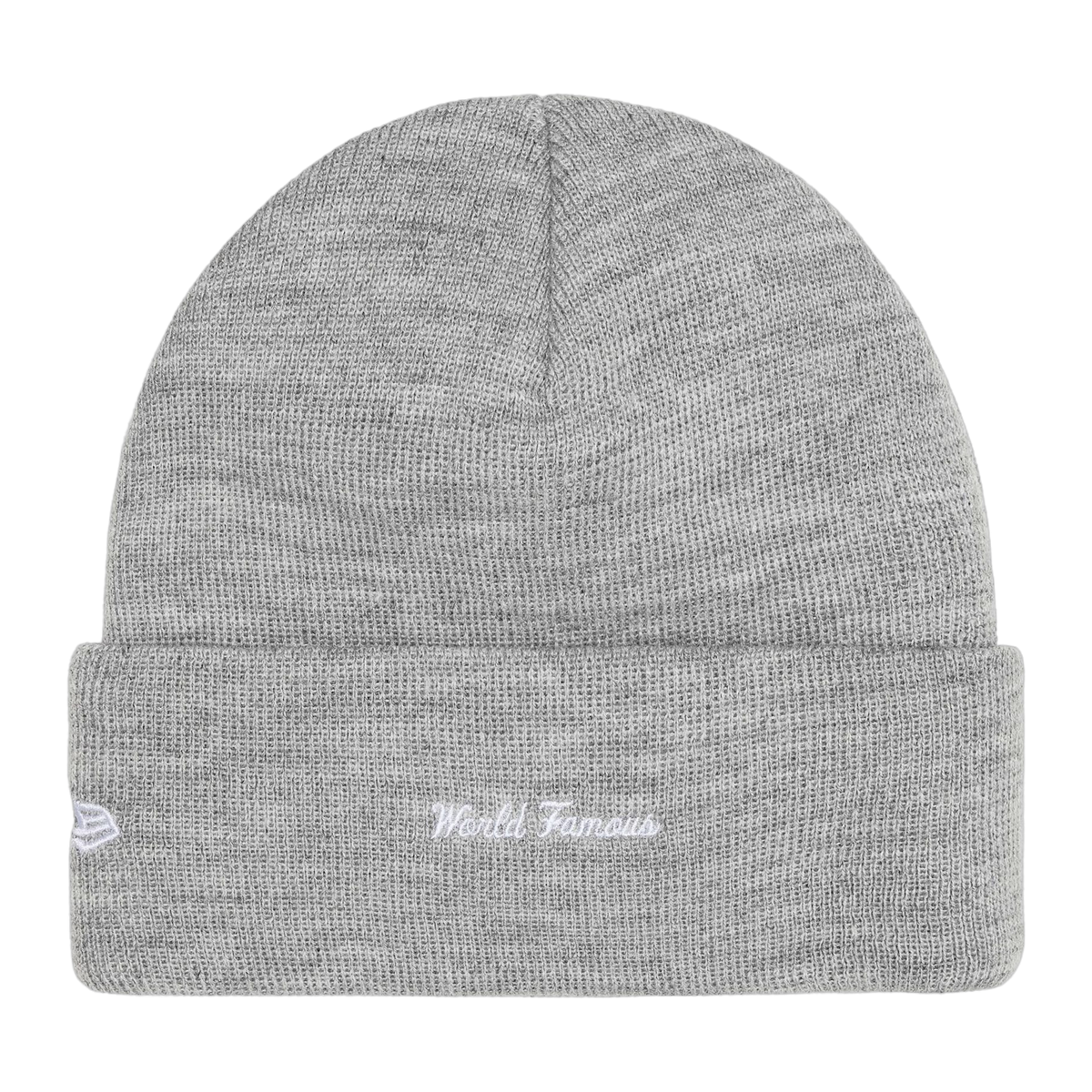 Supreme New Era Box Logo Beanie 'Heather Grey' · kolab