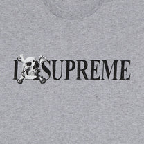 Supreme Skull Tee 'Heather Grey' · kolab