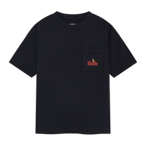 RHUDE AMERICAN SPIRIT POCKET TEE VINTAGE BLACK